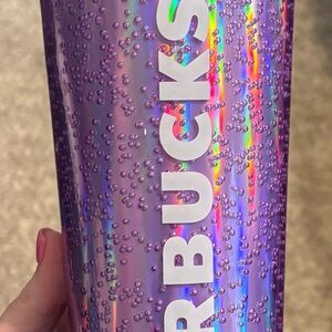 NWT Summer 2022 Starbucks Bubbles Purple Acrylic Tumbler/Cold Cup Venti 24oz